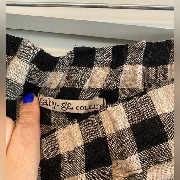 Gaby-Ga Couture Linen Pants - Picture 4 of 8